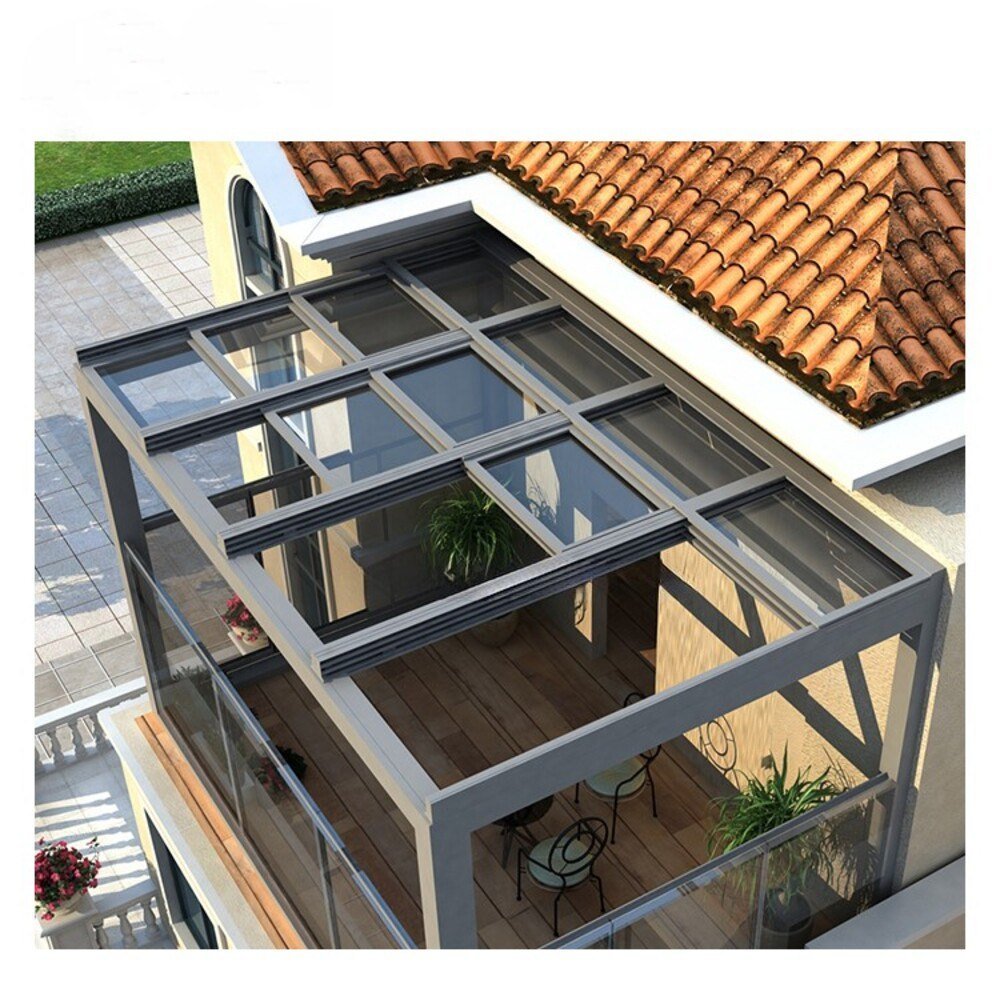 Retractable Skylight Glass