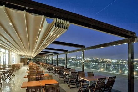 Retractable Fabric Pergola